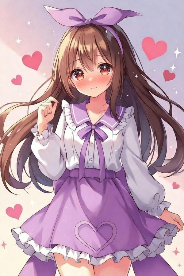 ảnh anime nữ cute 9