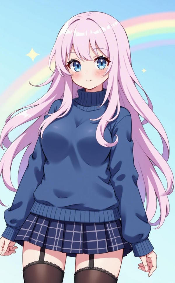 ảnh anime nữ tóc hồng 16