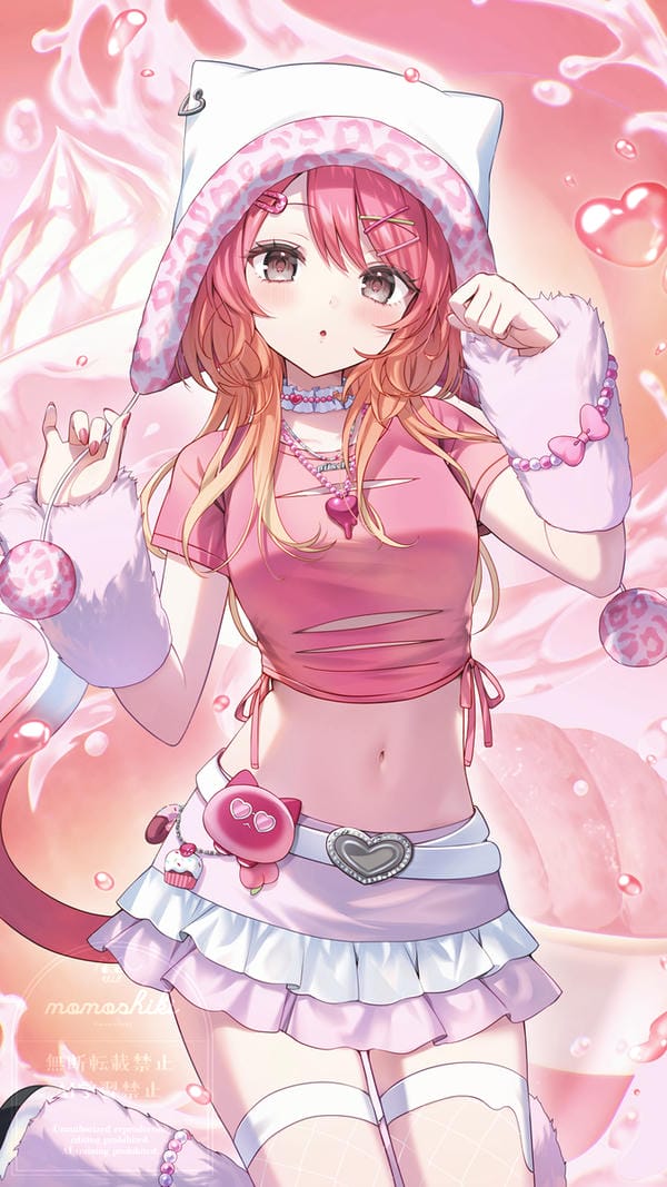 ảnh anime nữ tóc hồng 2