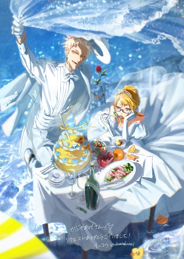 ảnh cưới anime 27