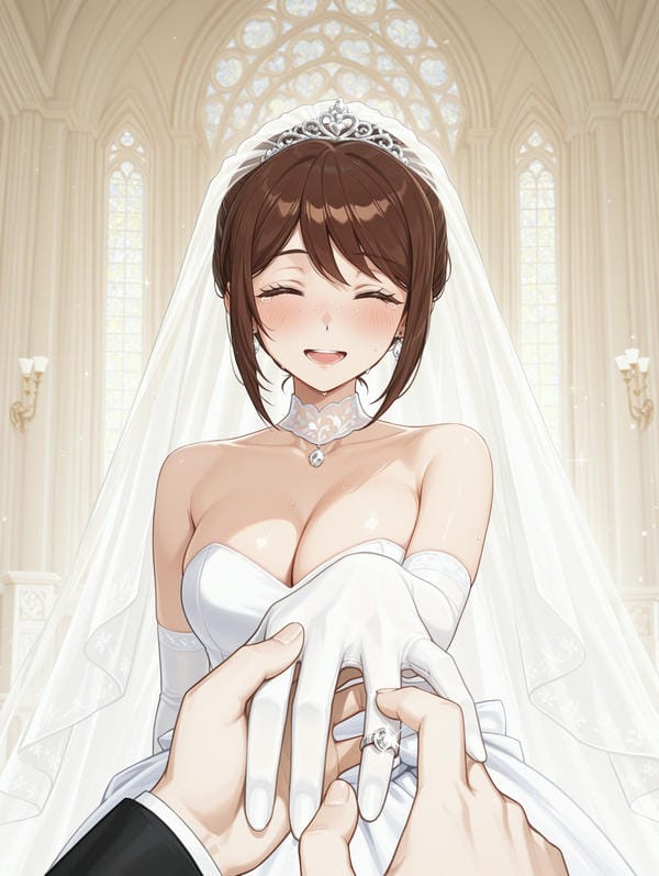 ảnh cưới anime 4