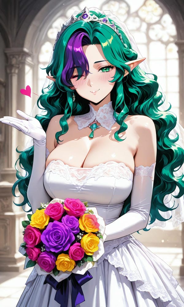 ảnh cưới anime 6