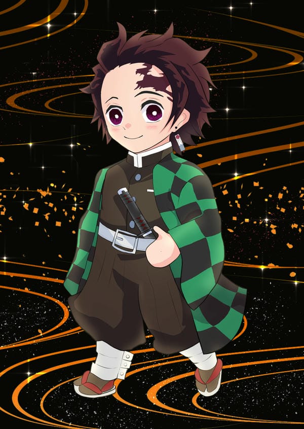 ảnh tanjiro cute 2