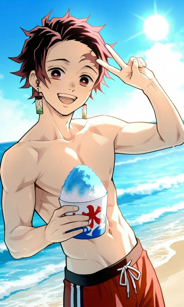 ảnh tanjiro cute 25