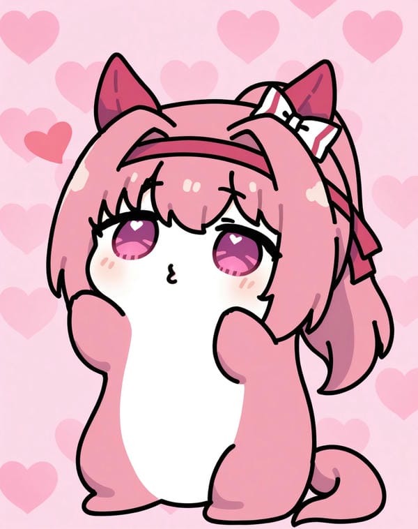 anime chibi màu hồng 10