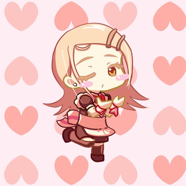 anime chibi màu hồng 16