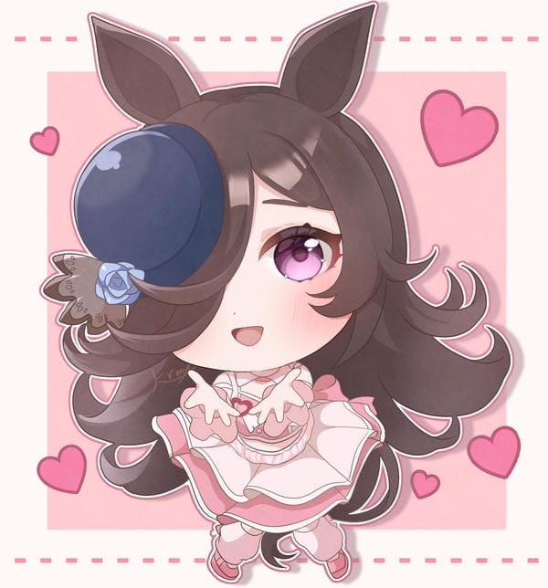 anime chibi màu hồng 17