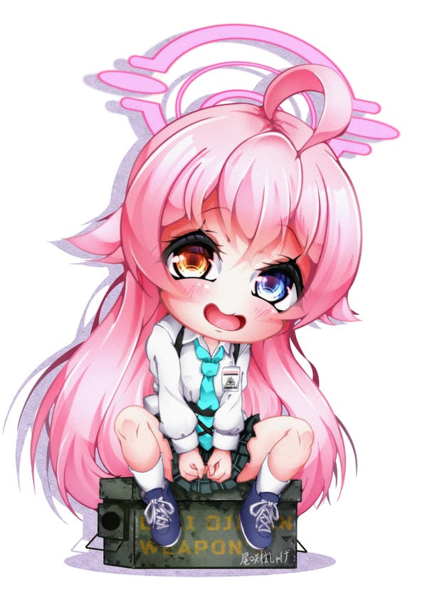 anime chibi màu hồng 21