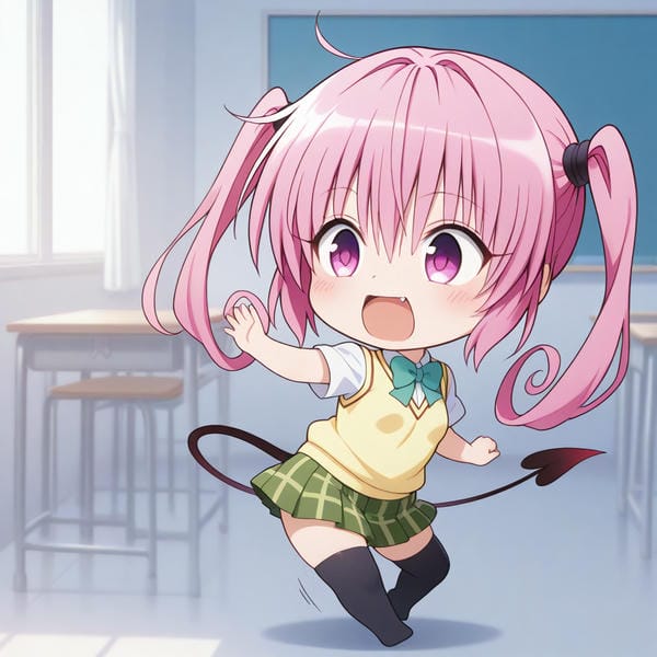 anime chibi màu hồng 25