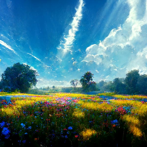 cánh đồng hoa anime 24