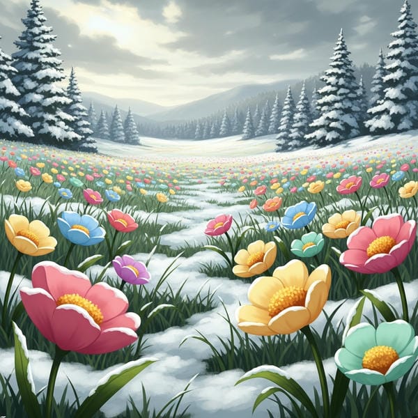 cánh đồng hoa anime 7