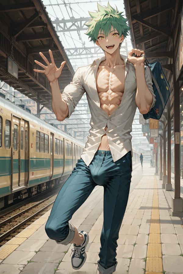 hình ảnh anime học sinh nam 10