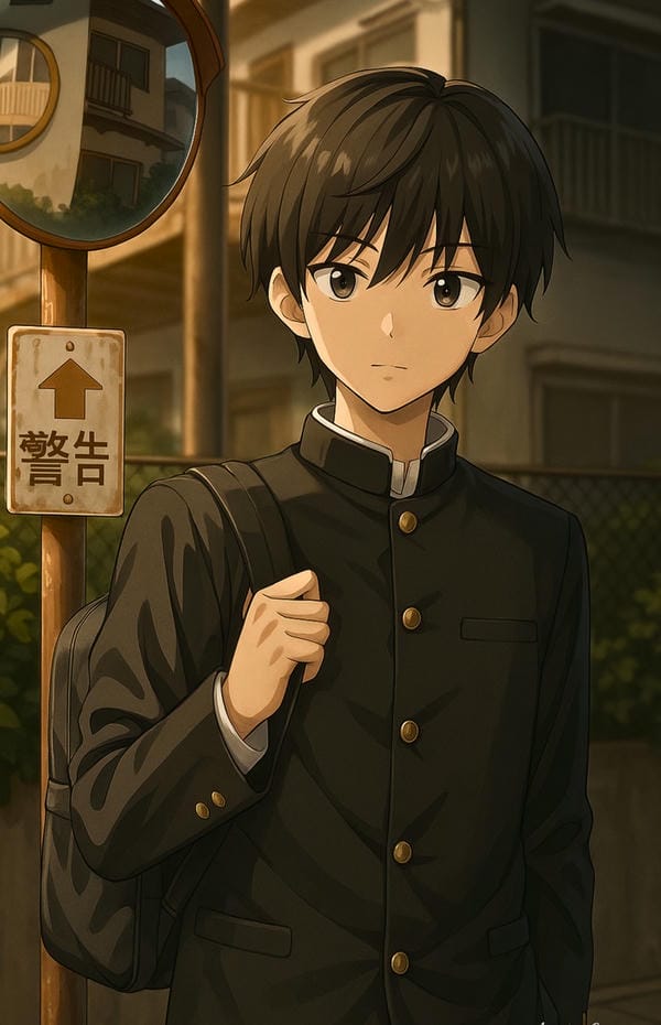 hình ảnh anime học sinh nam 12