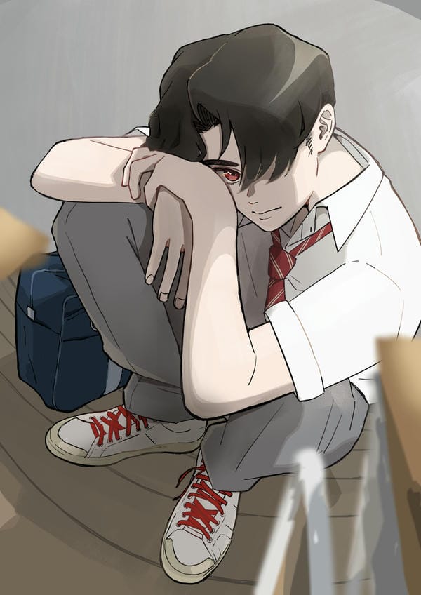 hình ảnh anime học sinh nam 13