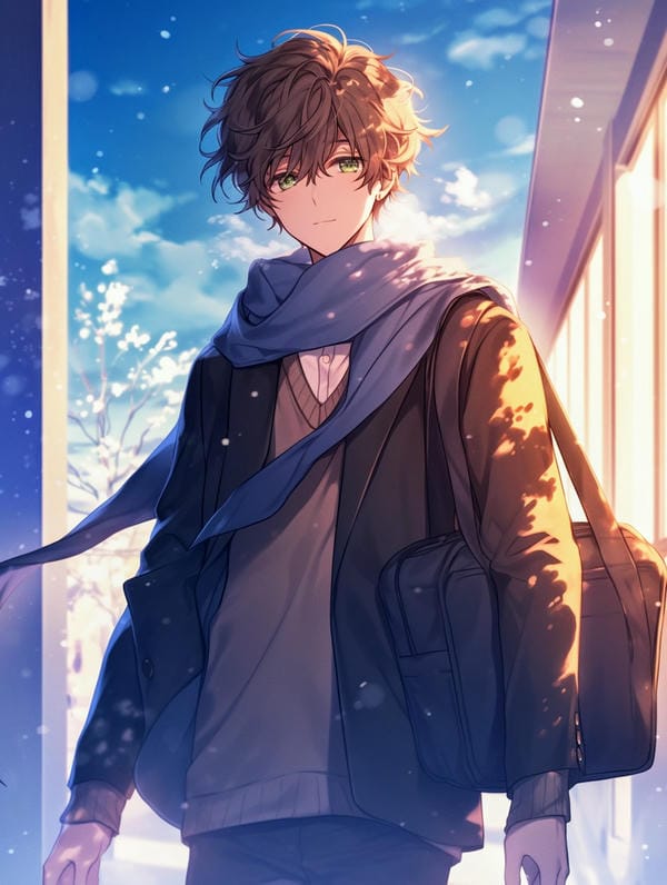 hình ảnh anime học sinh nam 20