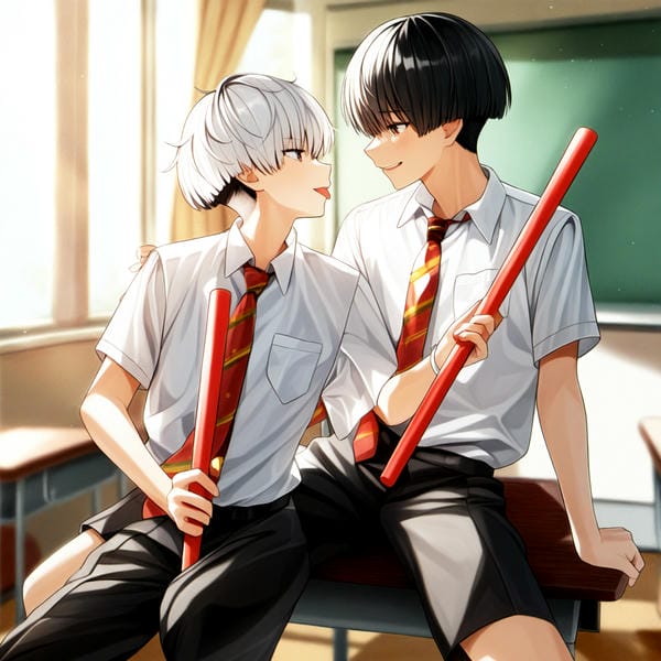 hình ảnh anime học sinh nam 24