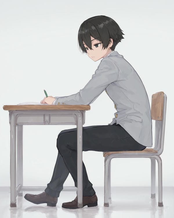 hình ảnh anime học sinh nam 3