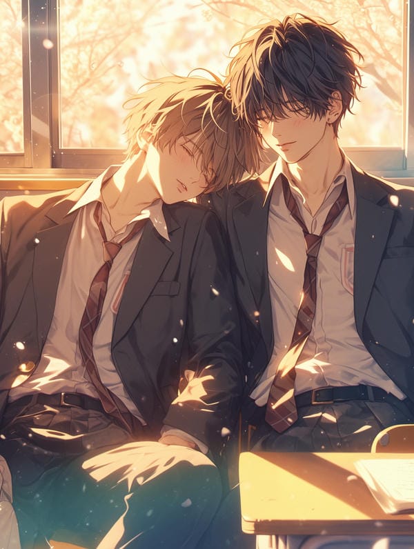 hình ảnh anime học sinh nam 5