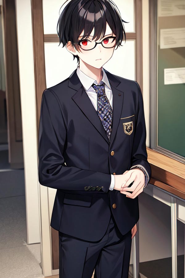 hình ảnh anime học sinh nam 7