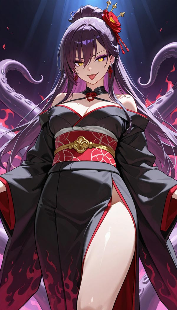 hình ảnh anime nữ mặc kimono 10