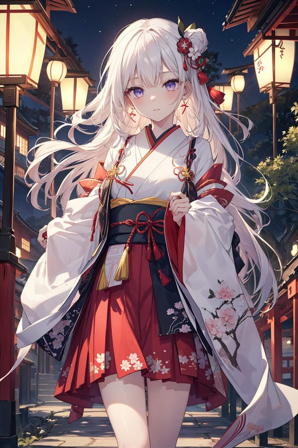 hình ảnh anime nữ mặc kimono 18