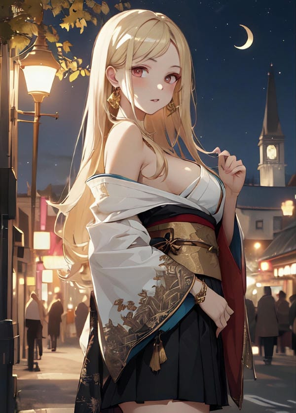 hình ảnh anime nữ mặc kimono 20