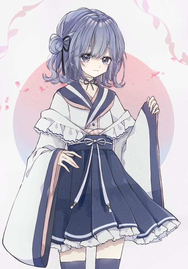 hình ảnh anime nữ mặc kimono 29