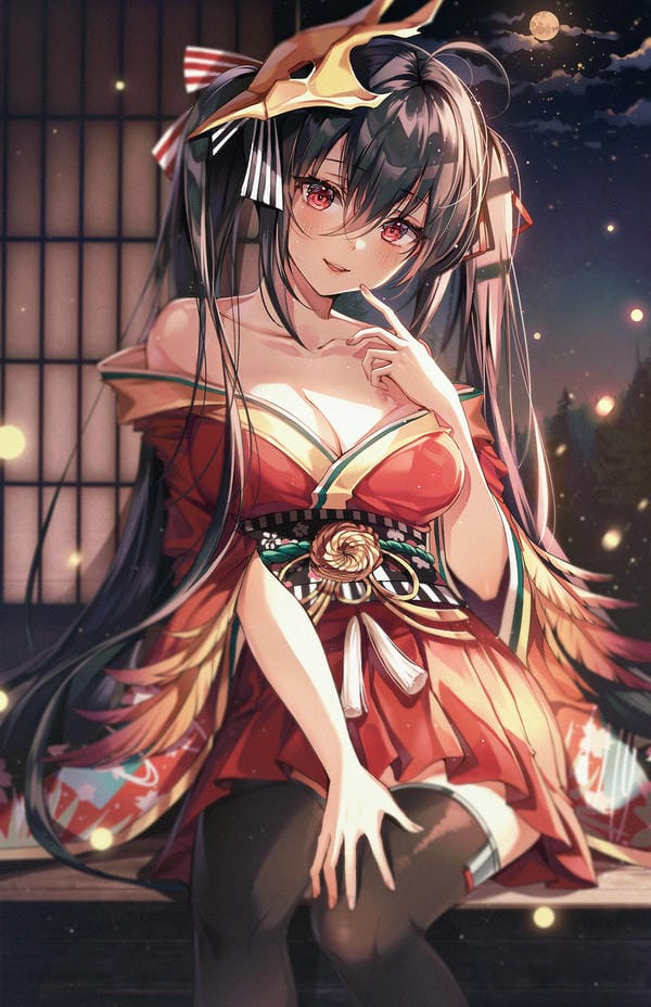 hình ảnh anime nữ mặc kimono 30