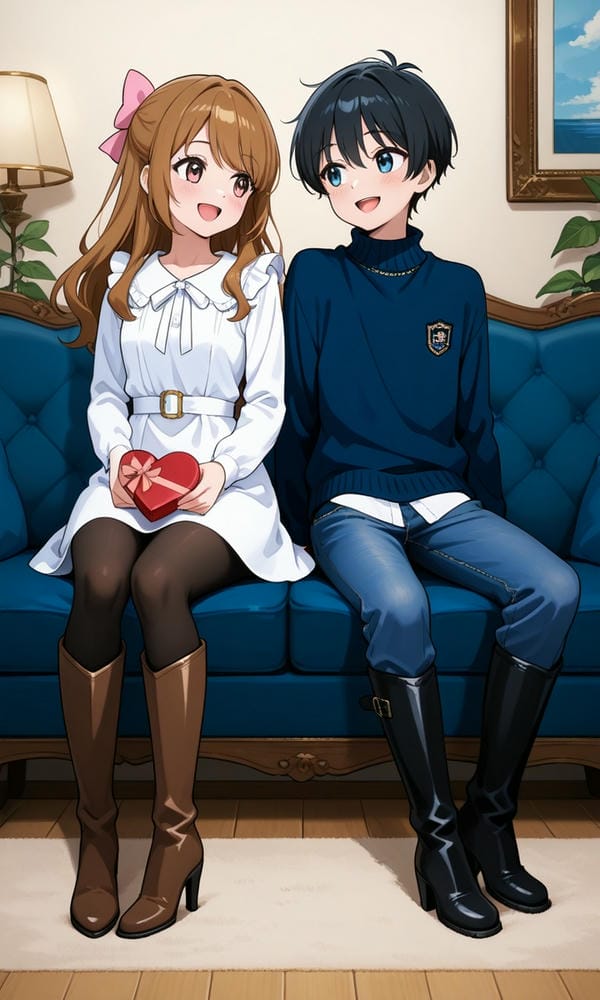 ảnh anime cặp đôi yêu nhau 13