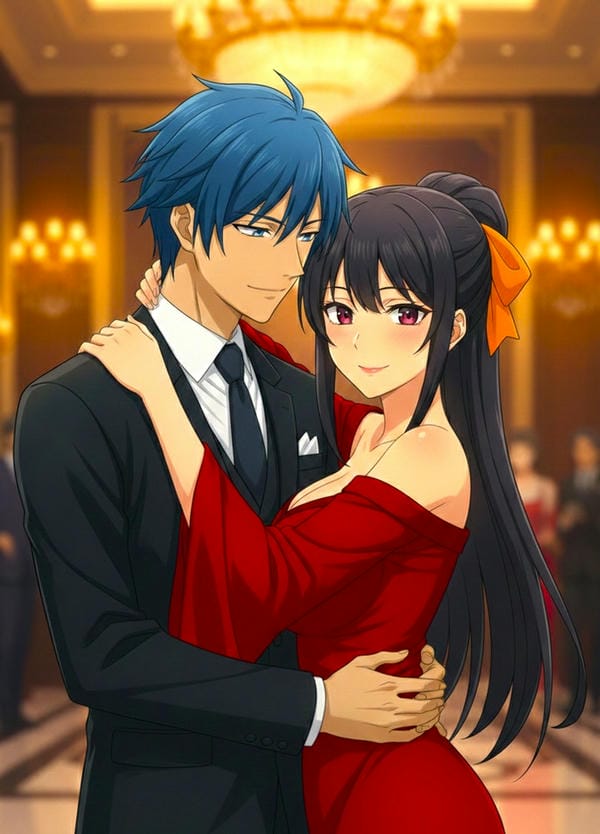 ảnh anime cặp đôi yêu nhau 14