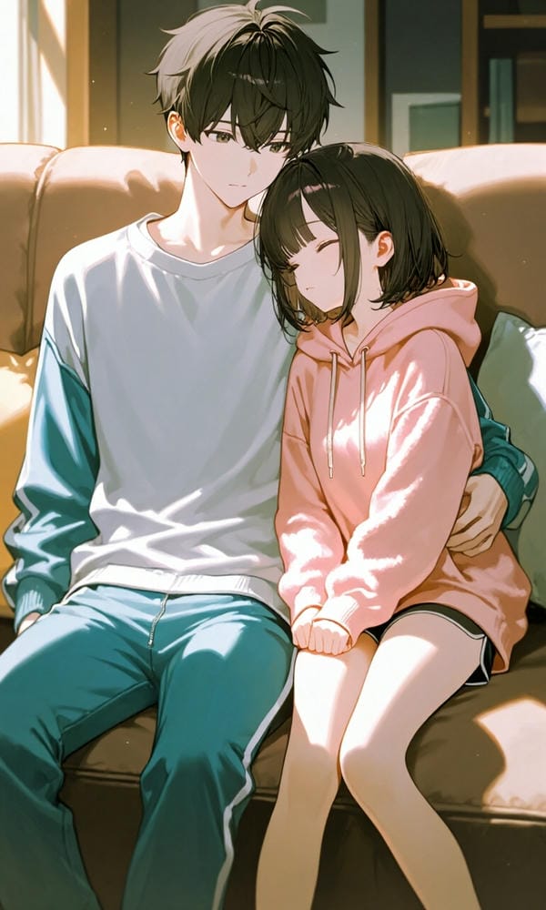 ảnh anime cặp đôi yêu nhau 17