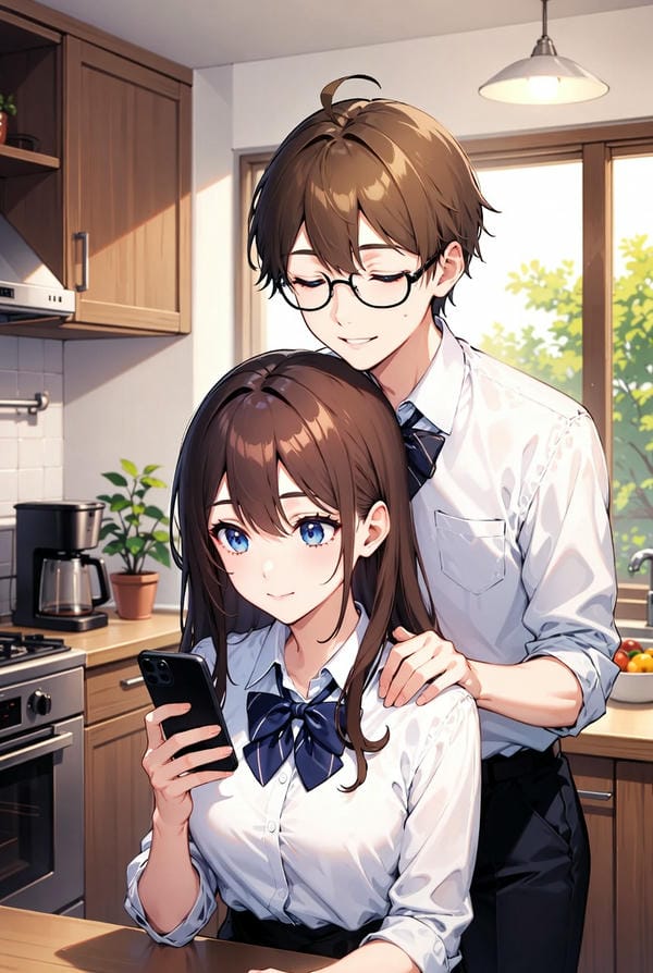 ảnh anime cặp đôi yêu nhau 18