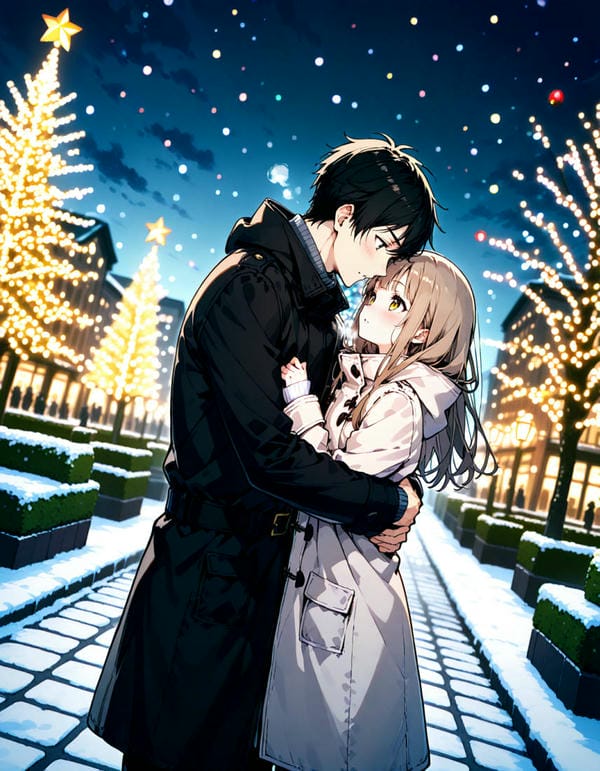 ảnh anime cặp đôi yêu nhau 23