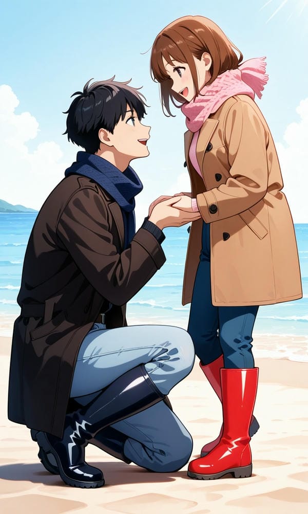 ảnh anime cặp đôi yêu nhau 24