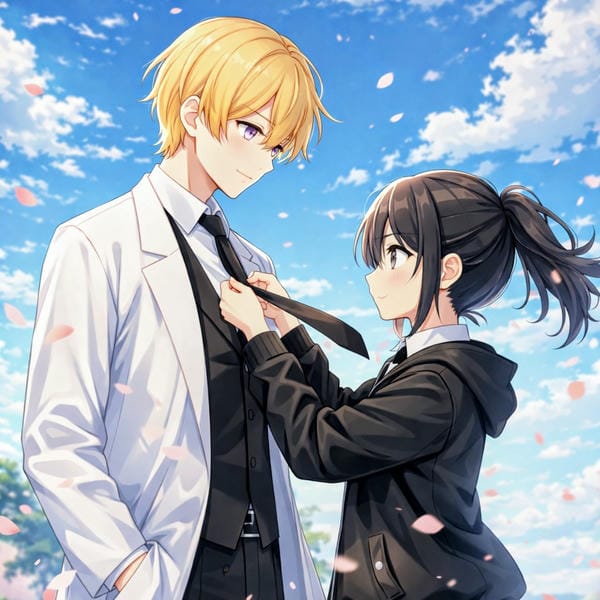 ảnh anime cặp đôi yêu nhau 8