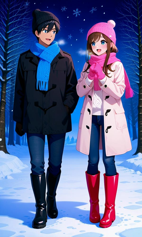 ảnh anime cặp đôi yêu nhau 9