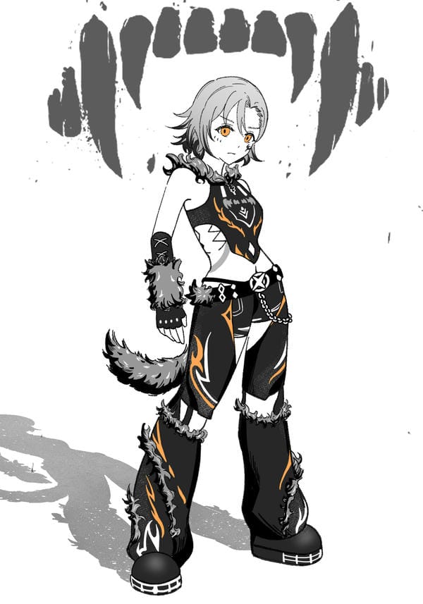 ảnh anime đen trắng 1