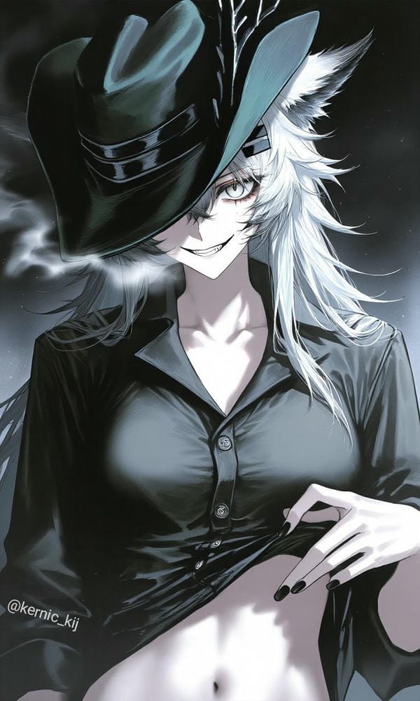 ảnh anime đen trắng 11