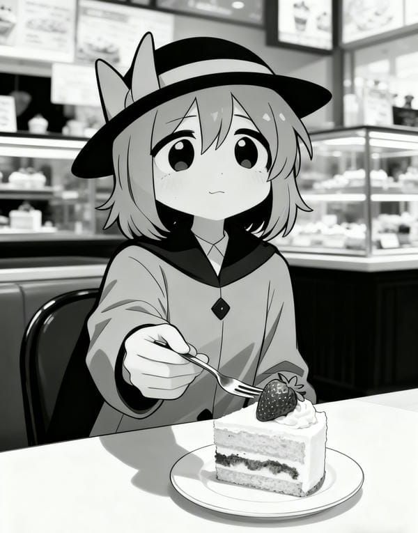 ảnh anime đen trắng 14