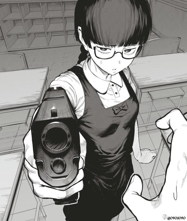 ảnh anime đen trắng 17