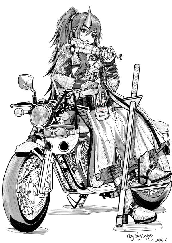 ảnh anime đen trắng 18