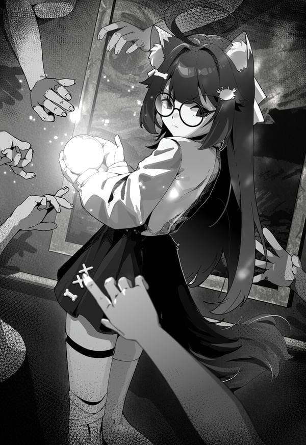 ảnh anime đen trắng 22