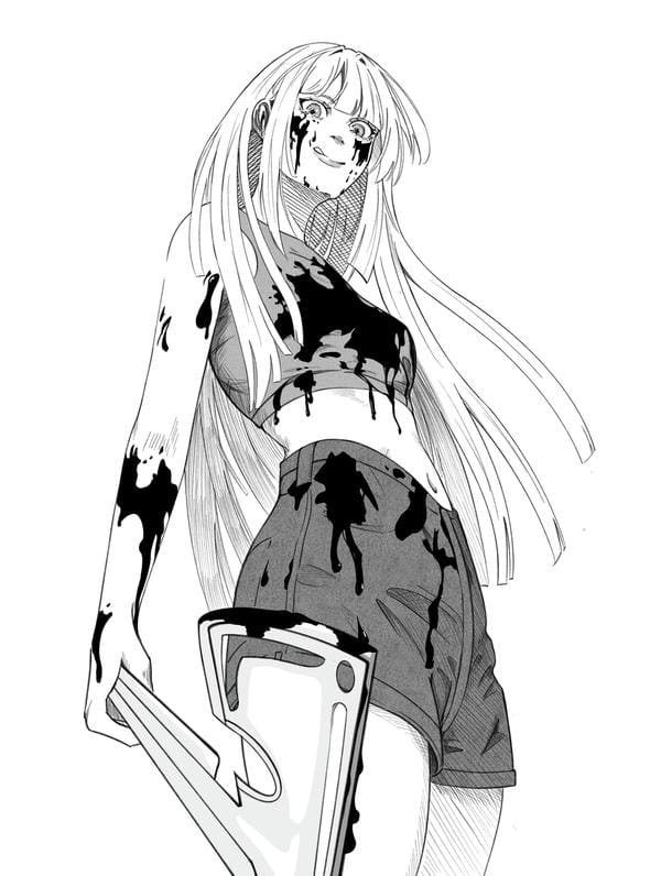 ảnh anime đen trắng 25