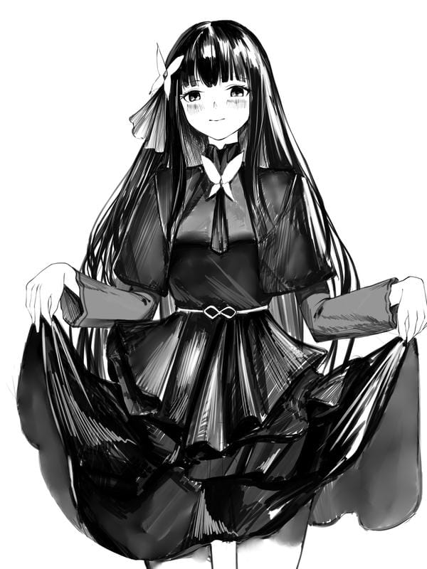 ảnh anime đen trắng 28