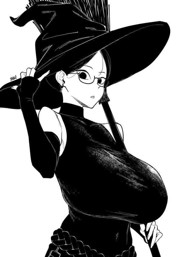 ảnh anime đen trắng 29