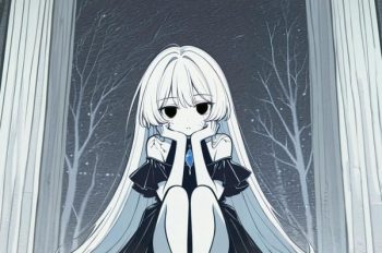 Ngắm trọn bộ 239+ ảnh anime đen trắng đẹp ma mị gây nghiện