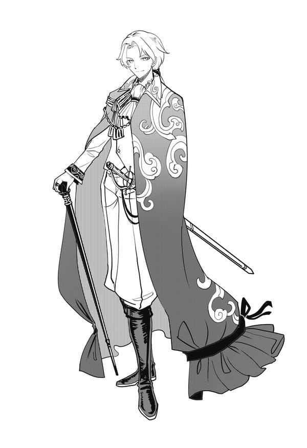 ảnh anime nam đen trắng 24