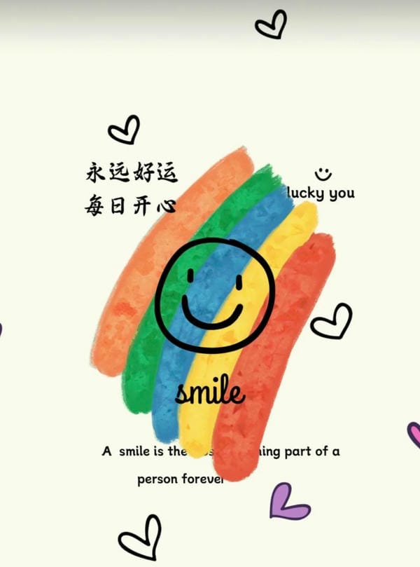 ảnh mặt cười trắng đen