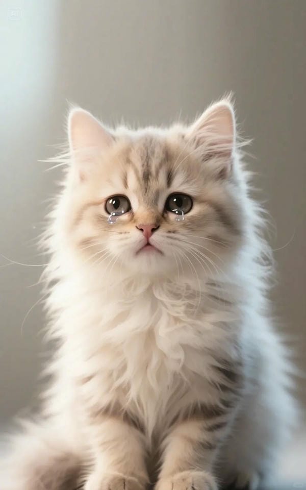 ảnh mèo buồn cute 11