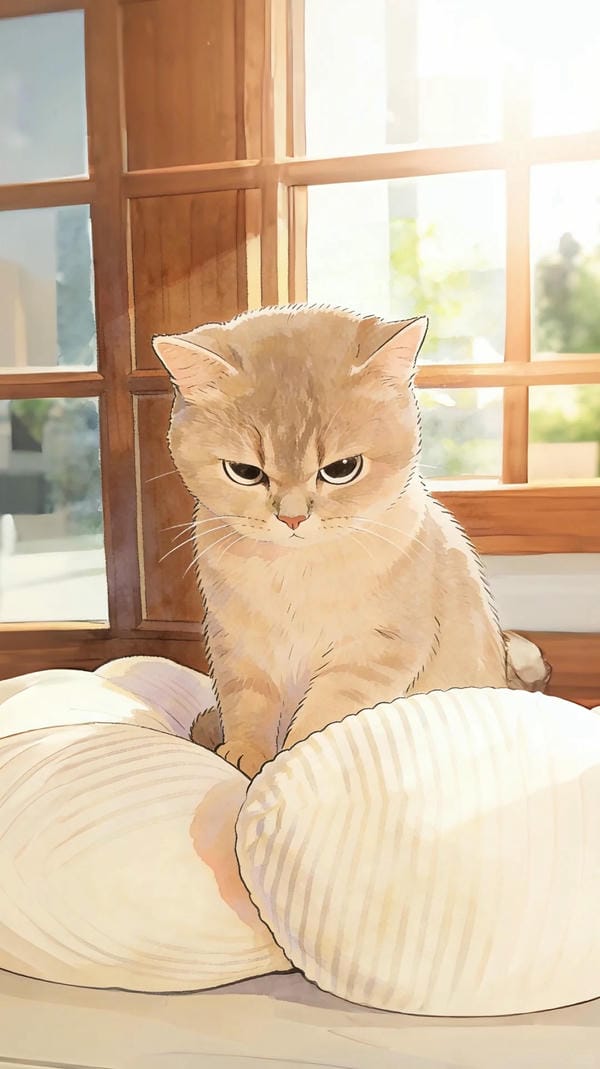 ảnh mèo giận cute 8